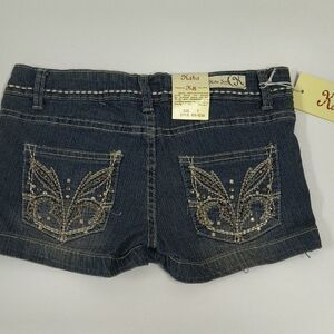 Women's Blue Denim Shorts